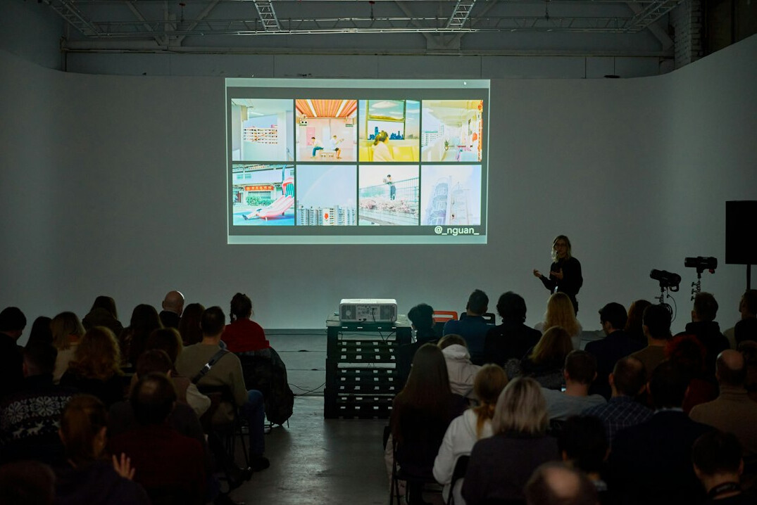 business presentation audience